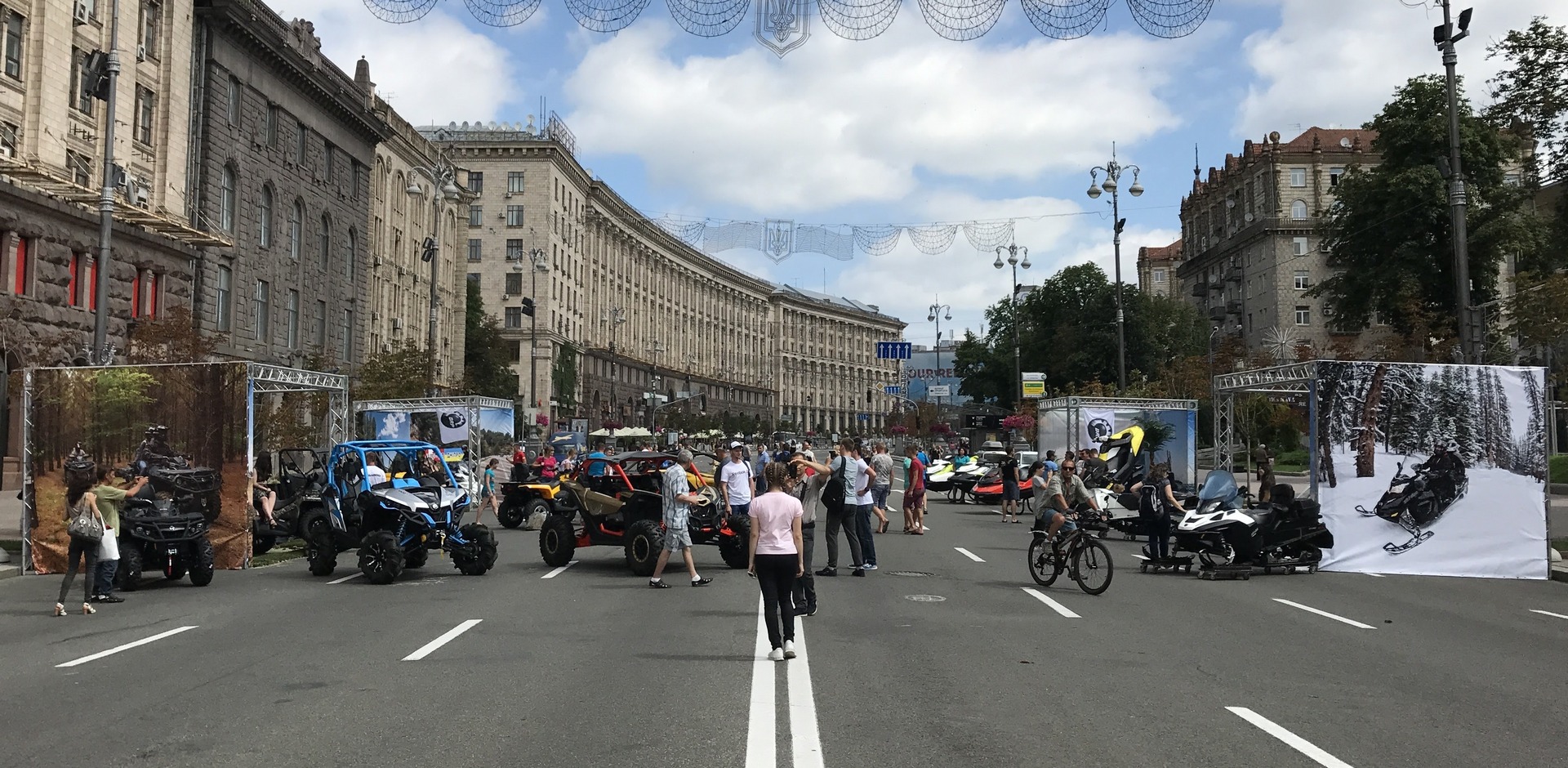 Мототехніка BRP в День Канади в Києві
